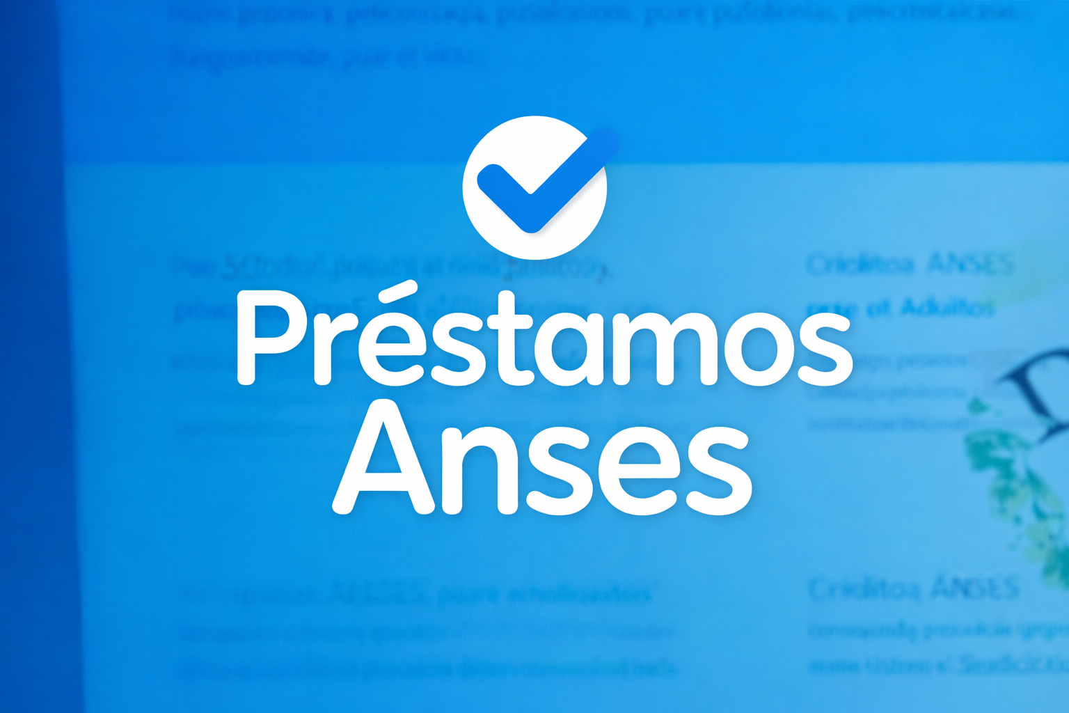Préstamos ANSES