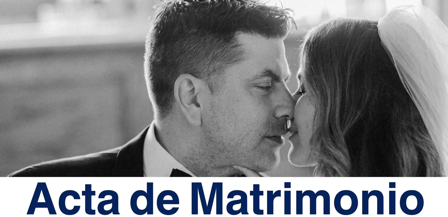 Acta de matrimonio